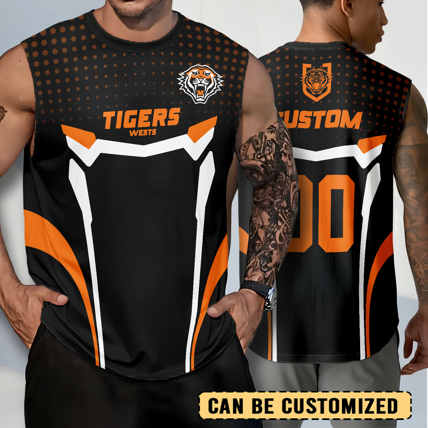 Auspiritmerch Wests Tigers Personalized Tank Top Gift For Fans