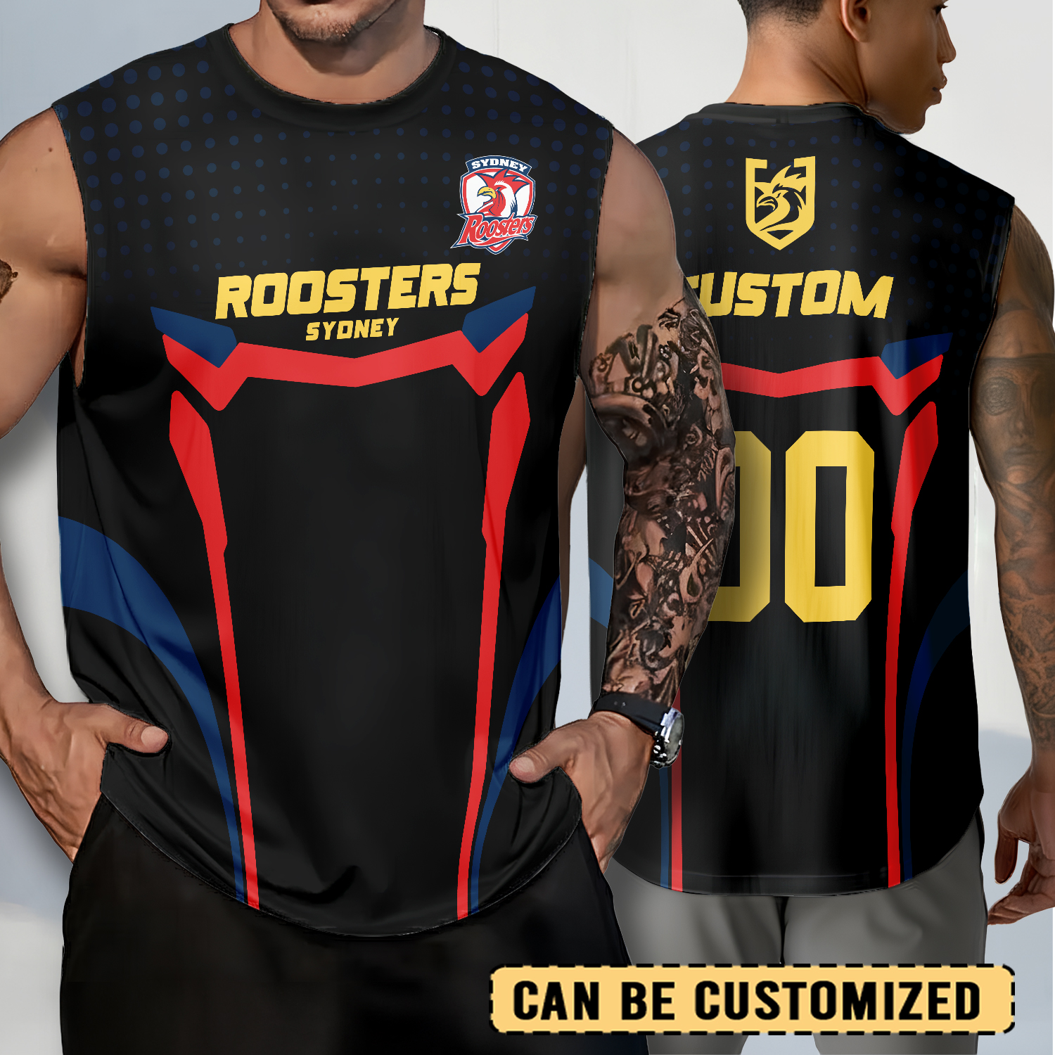 Auspiritmerch Sydney Roosters Personalized Tank Top Gift For Fans