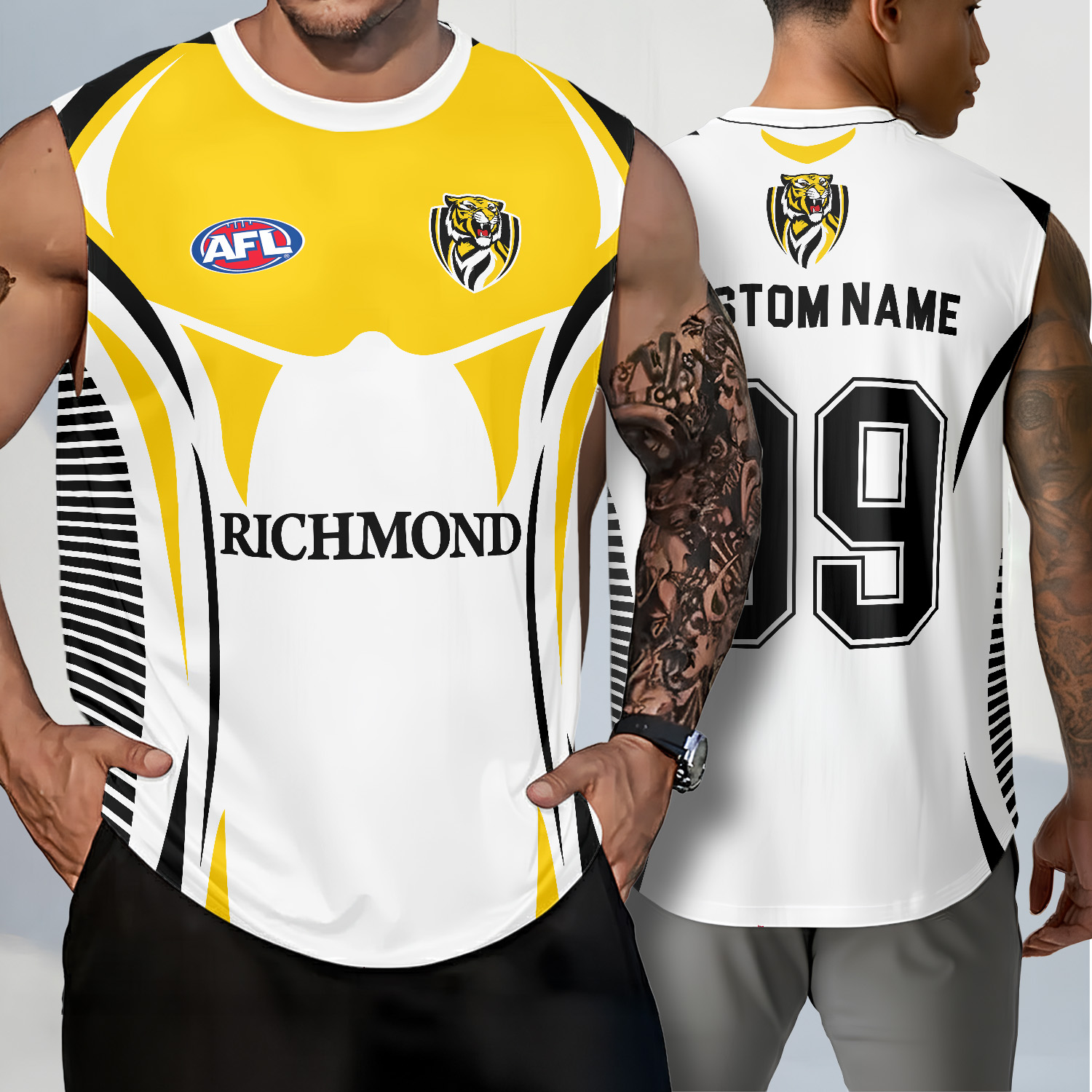Auspiritmerch Richmond Tigers Personalized Tank Top Gift For Fans
