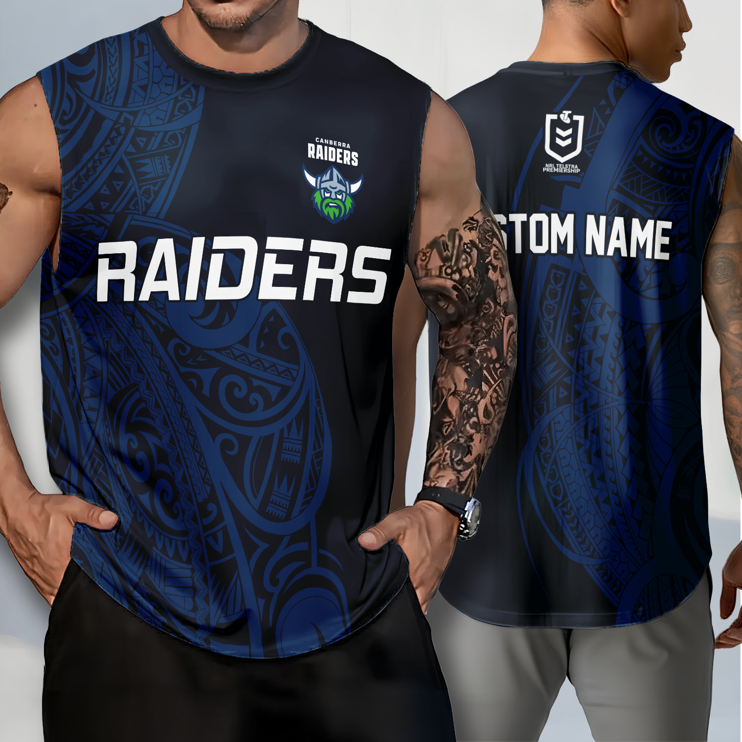 Auspiritmerch Canberra Raiders Personalized Tank Top Gift For Fans