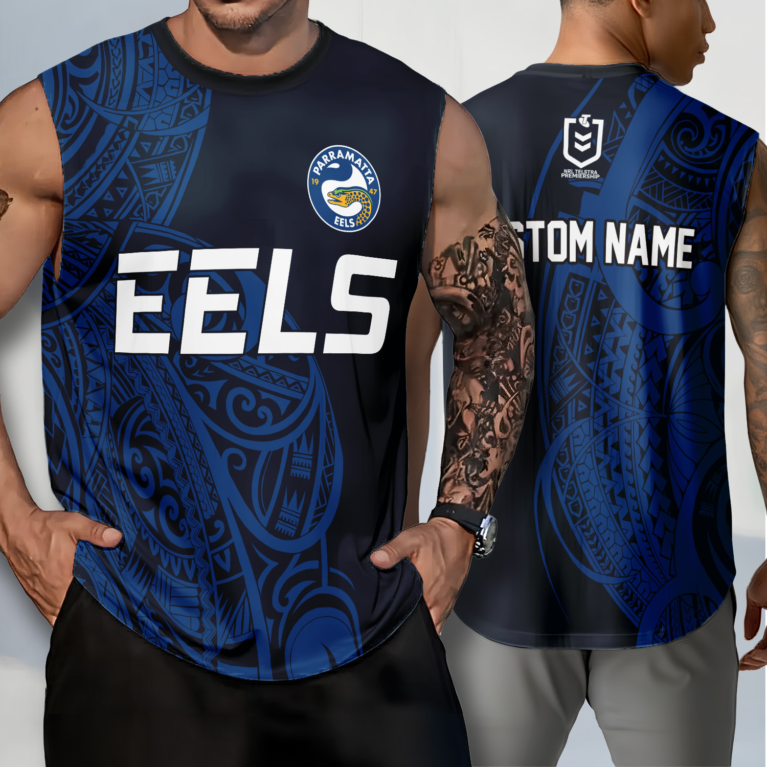 Auspiritmerch Parramatta Eels Personalized Tank Top Gift For Fans
