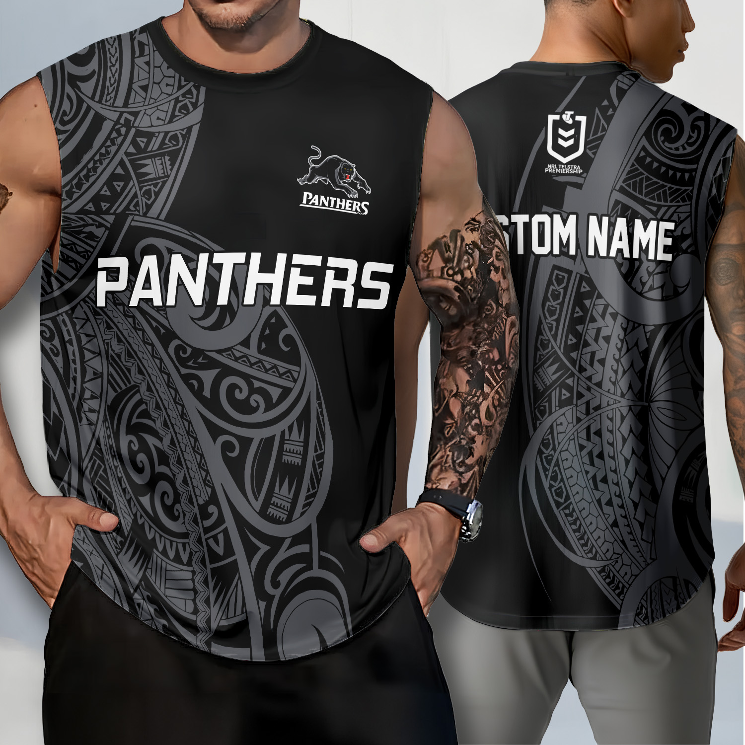 Auspiritmerch Penrith Panthers Personalized Tank Top Gift For Fans