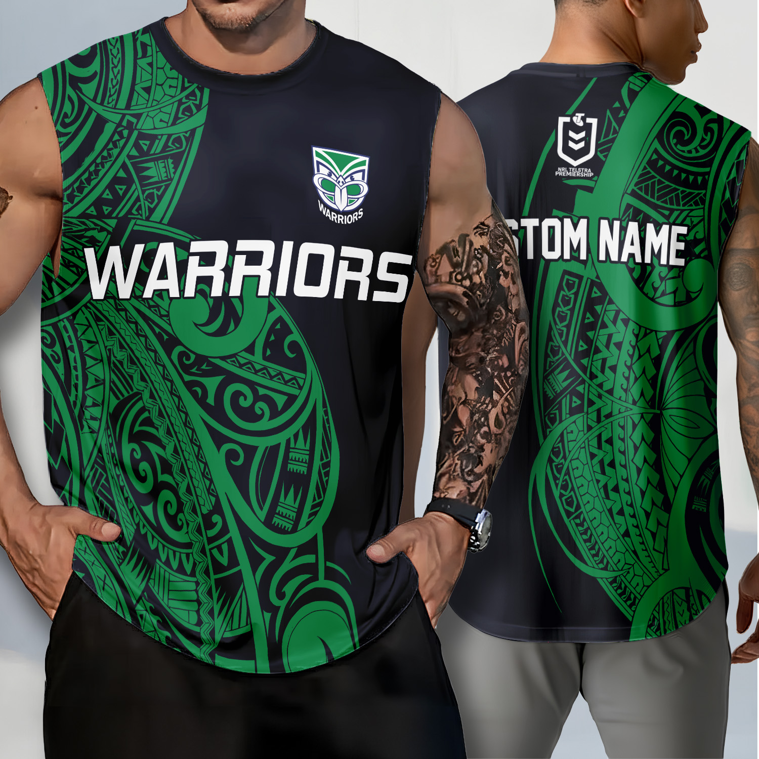 Auspiritmerch New Zealand Warriors Personalized Tank Top Gift For Fans