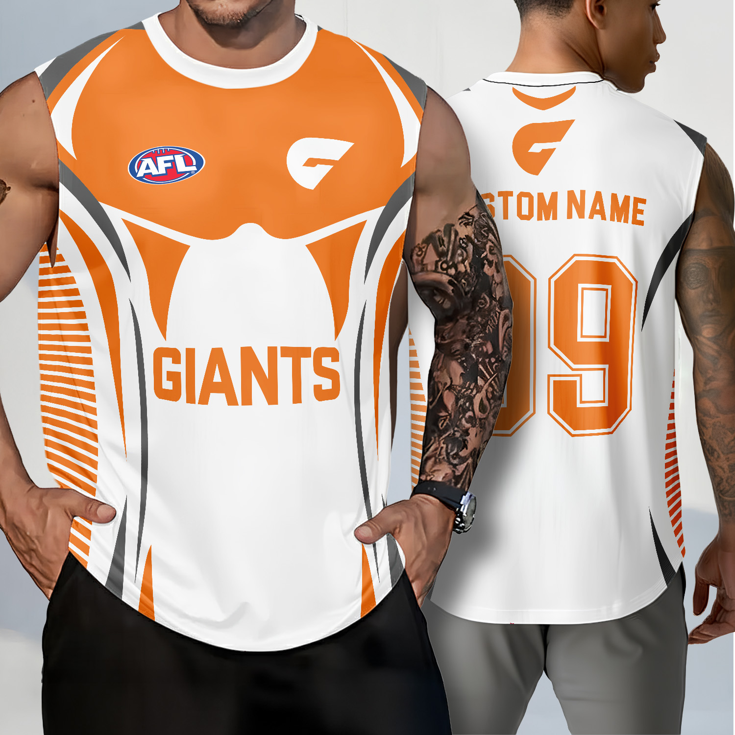 Auspiritmerch GWS Giants Personalized Tank Top Gift For Fans