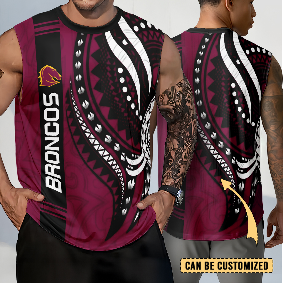 Auspiritmerch Brisbane Broncos Personalized Tank Top Gift For Fans