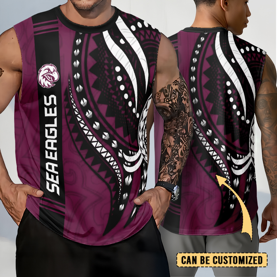 Auspiritmerch Manly Warringah Sea Eagles Personalized Tank Top Gift For Fans