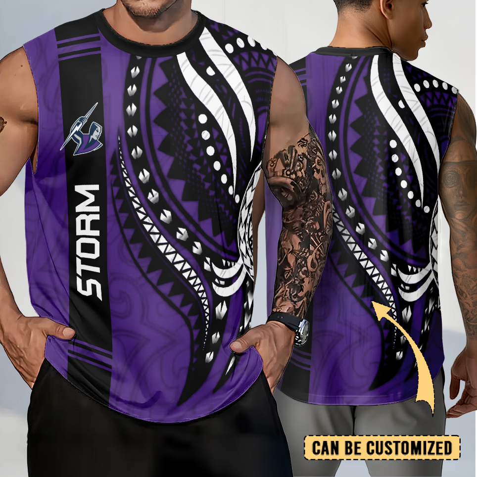 Auspiritmerch Melbourne Storm Personalized Tank Top Gift For Fans
