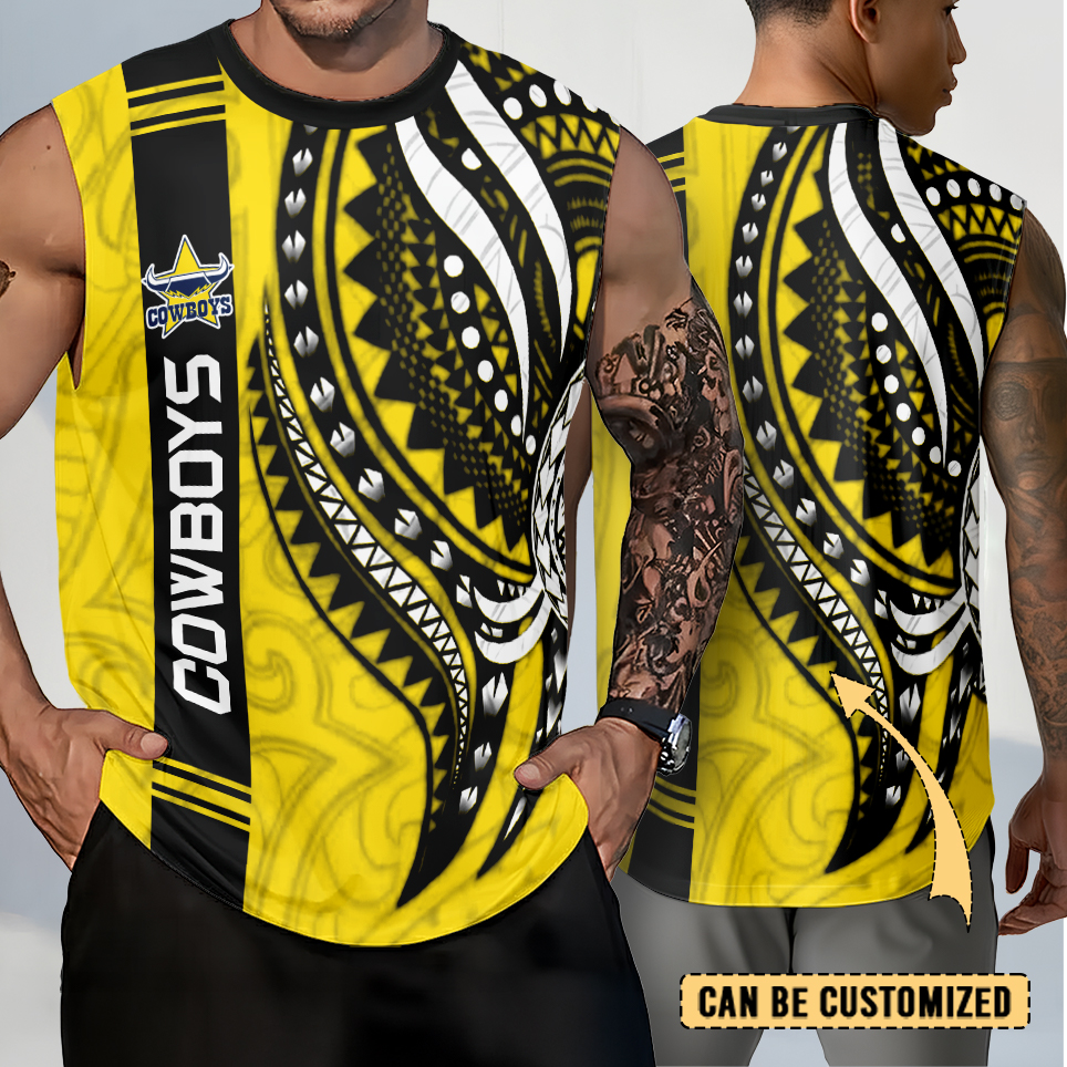 Auspiritmerch North Queensland Cowboys Personalized Tank Top Gift For Fans
