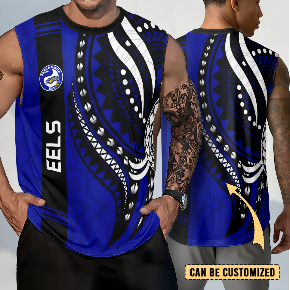 Auspiritmerch Parramatta Eels Personalized Tank Top Gift For Fans
