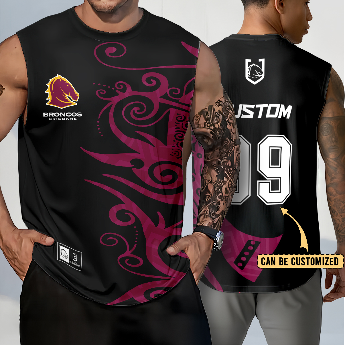 Auspiritmerch Brisbane Broncos Personalized Tank Top Gift For Fans