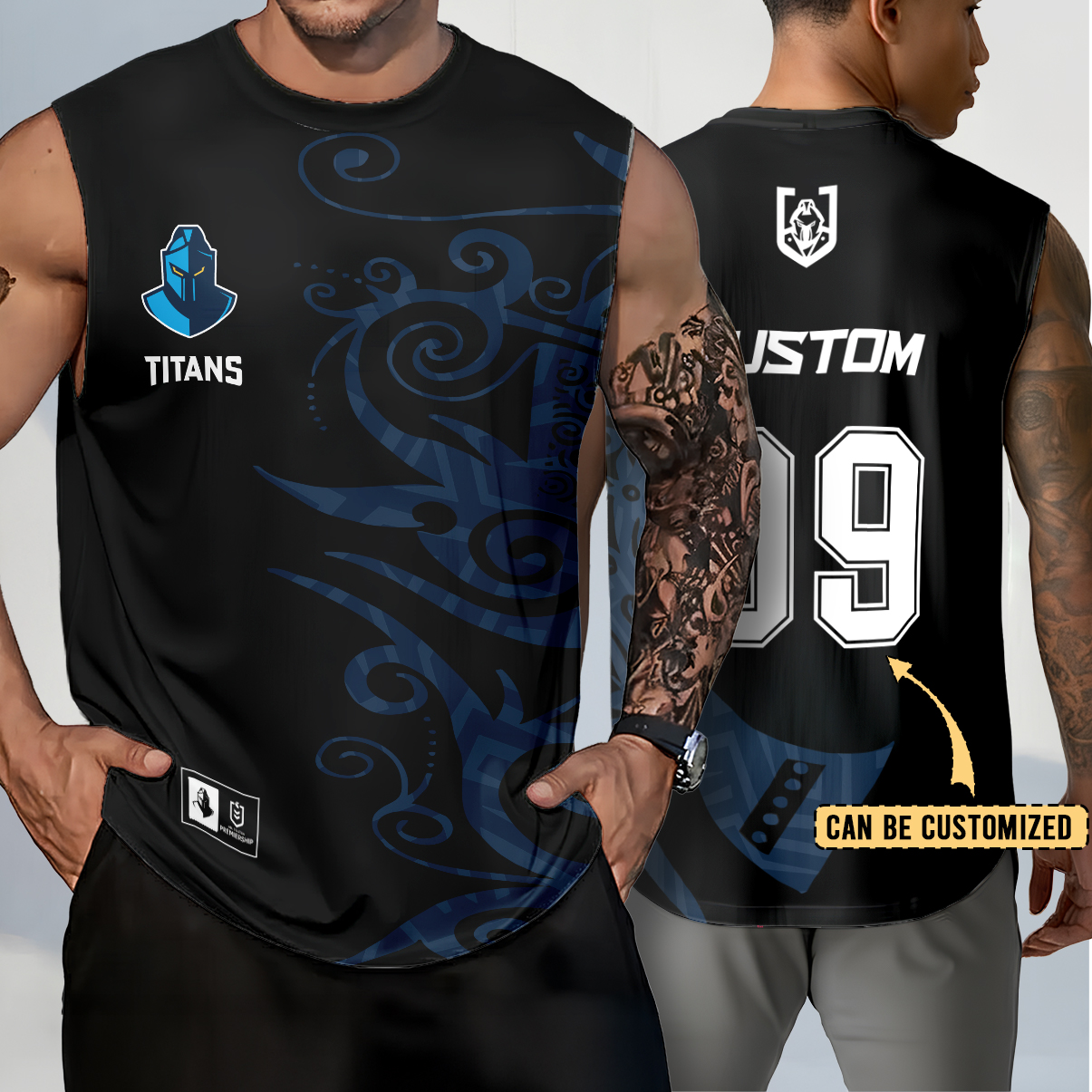 Auspiritmerch Gold Coast Titans Personalized Tank Top Gift For Fans
