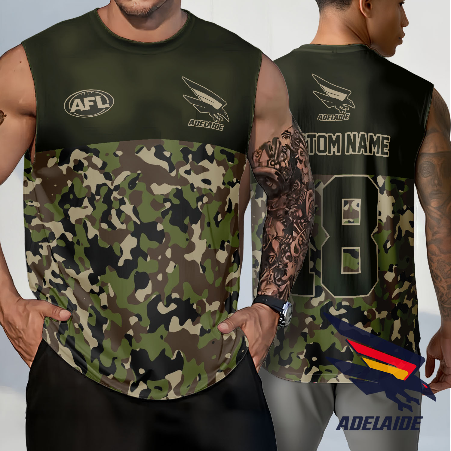 Auspiritmerch Adelaide Crows Personalized Tank Top Gift For Fans