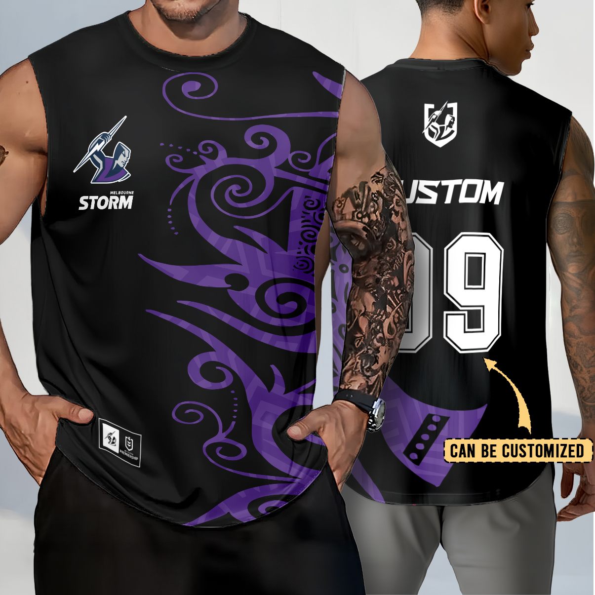 Auspiritmerch Melbourne Storm Personalized Tank Top Gift For Fans