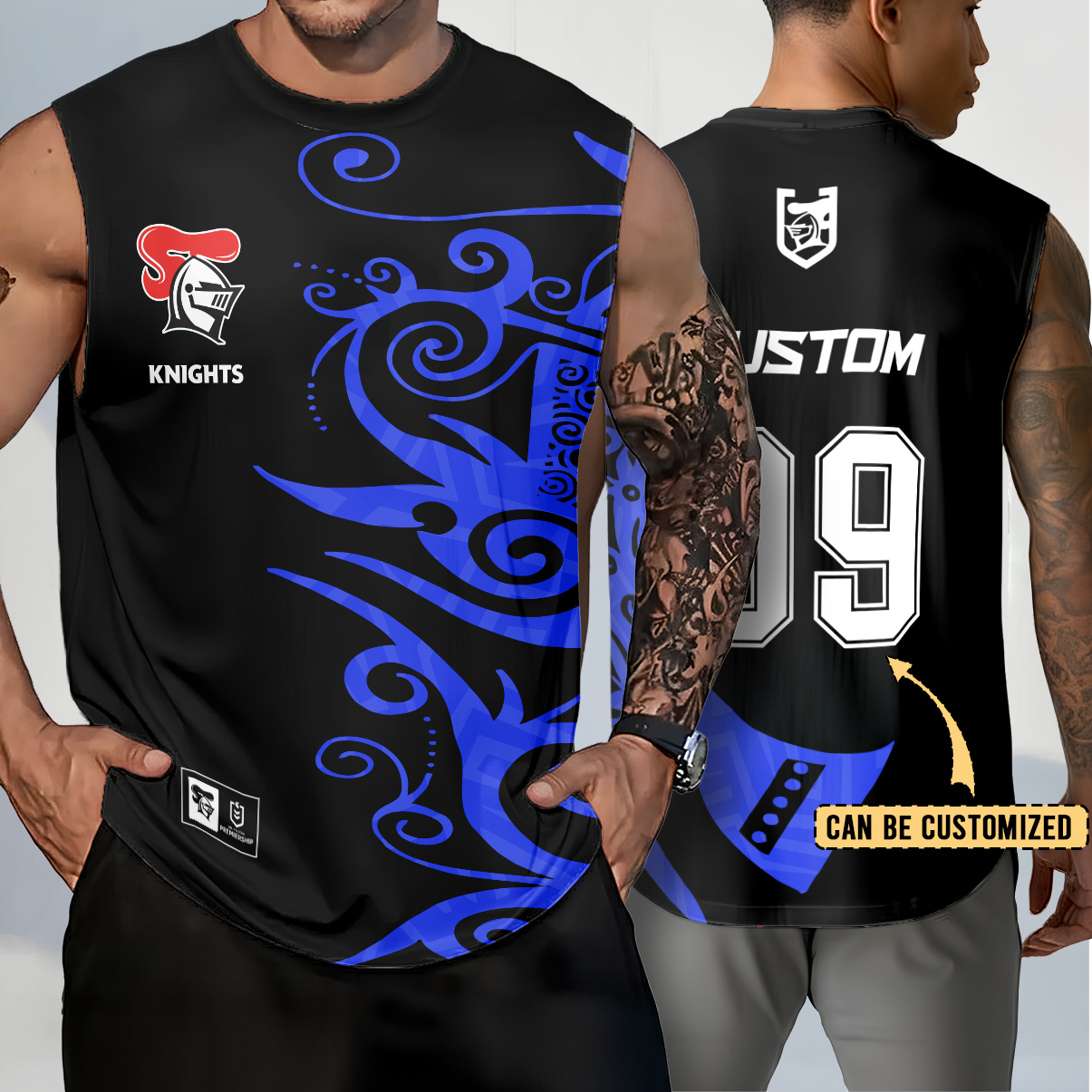 Auspiritmerch Newcastle Knights Personalized Tank Top Gift For Fans