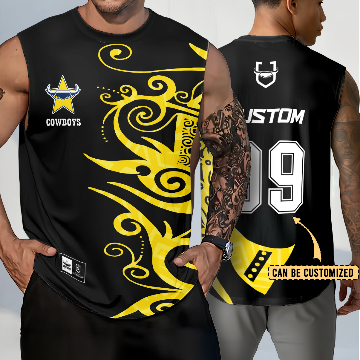 Auspiritmerch North Queensland Cowboys Personalized Tank Top Gift For Fans