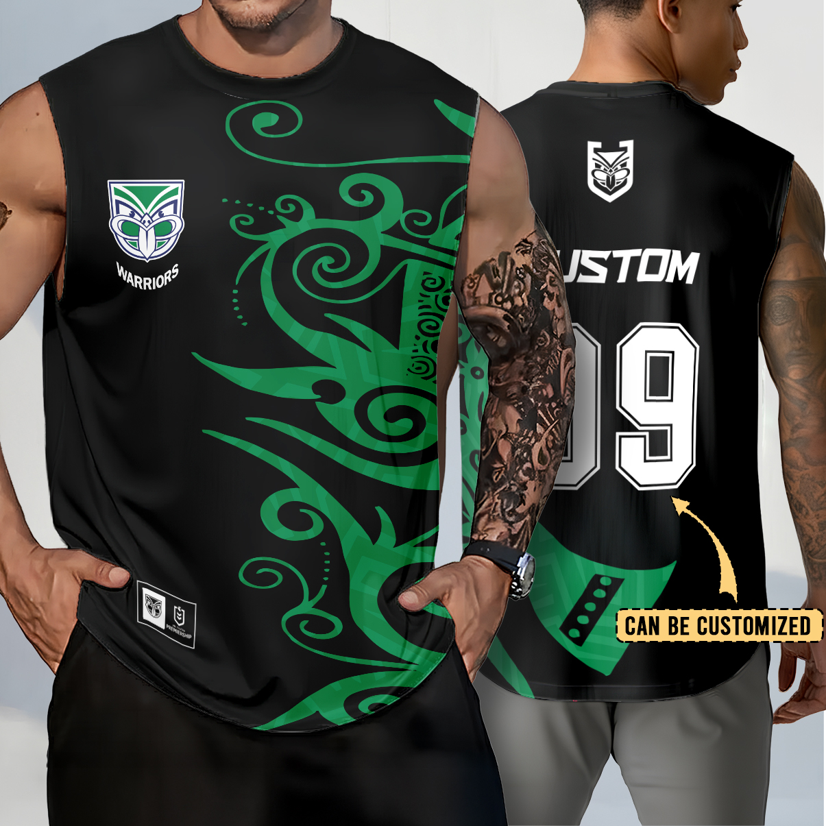 Auspiritmerch New Zealand Warriors Personalized Tank Top Gift For Fans