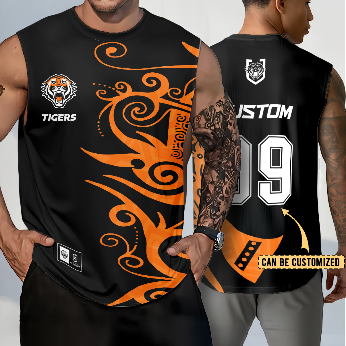Auspiritmerch Wests Tigers Personalized Tank Top Gift For Fans