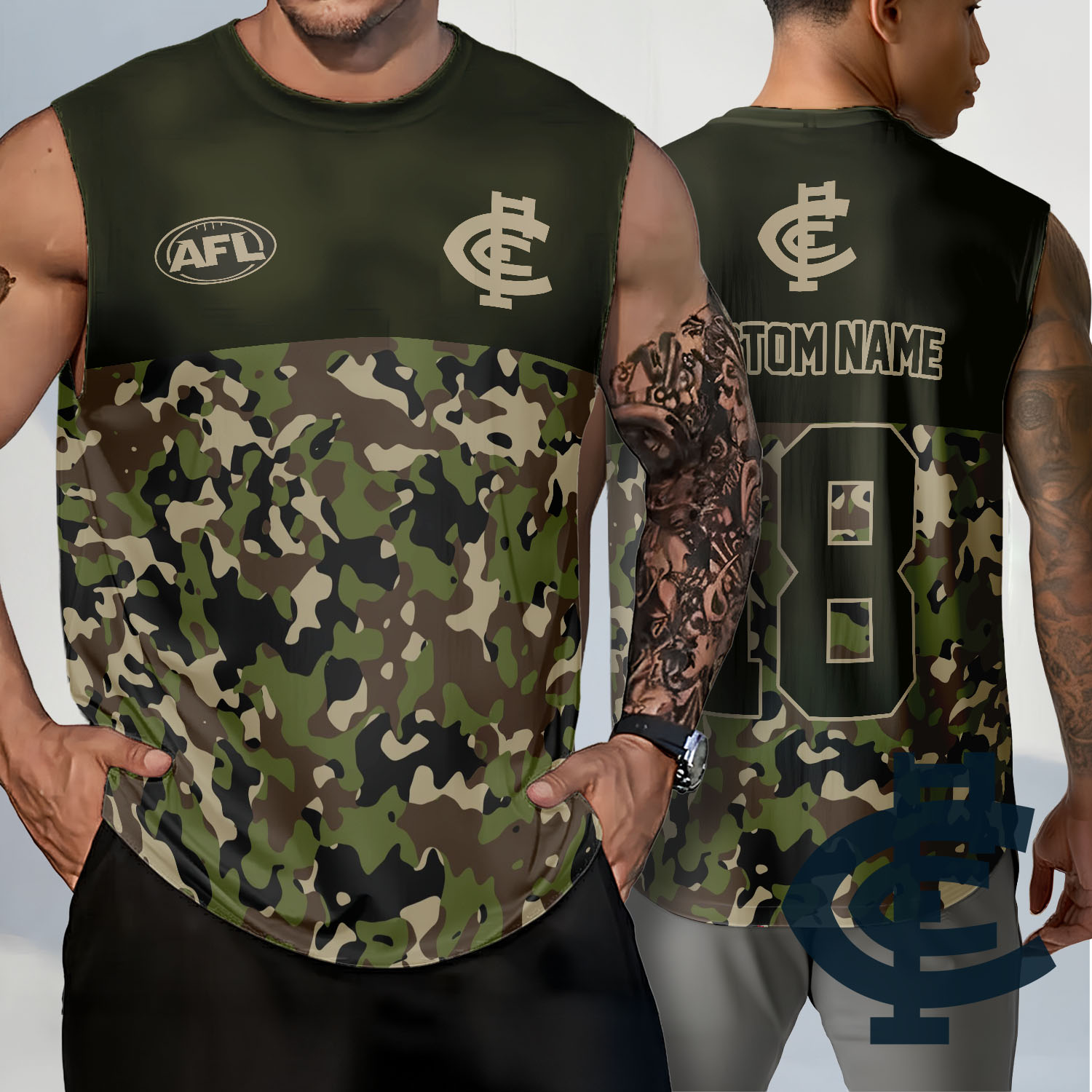 Auspiritmerch Carlton Blues Personalized Tank Top Gift For Fans