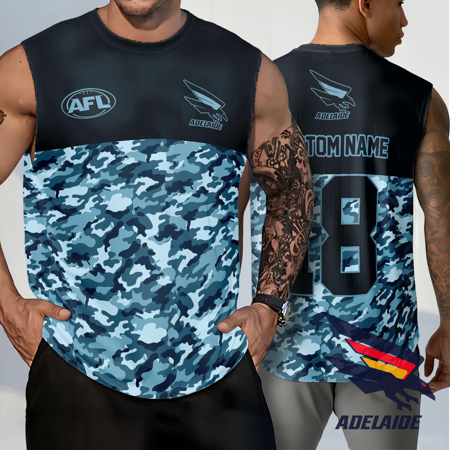 Auspiritmerch Adelaide Crows Personalized Tank Top Gift For Fans
