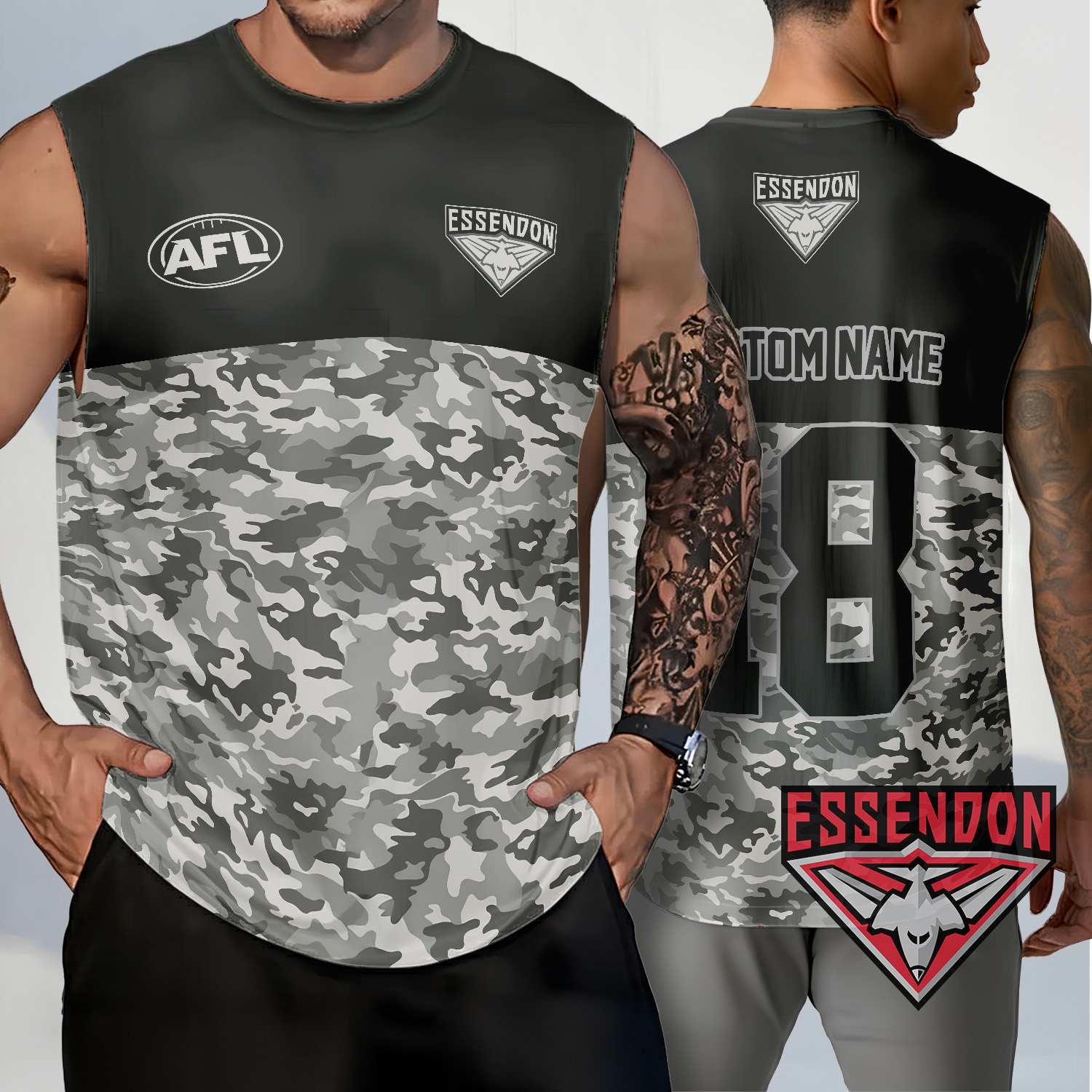 Auspiritmerch Essendon Personalized Tank Top Gift For Fans