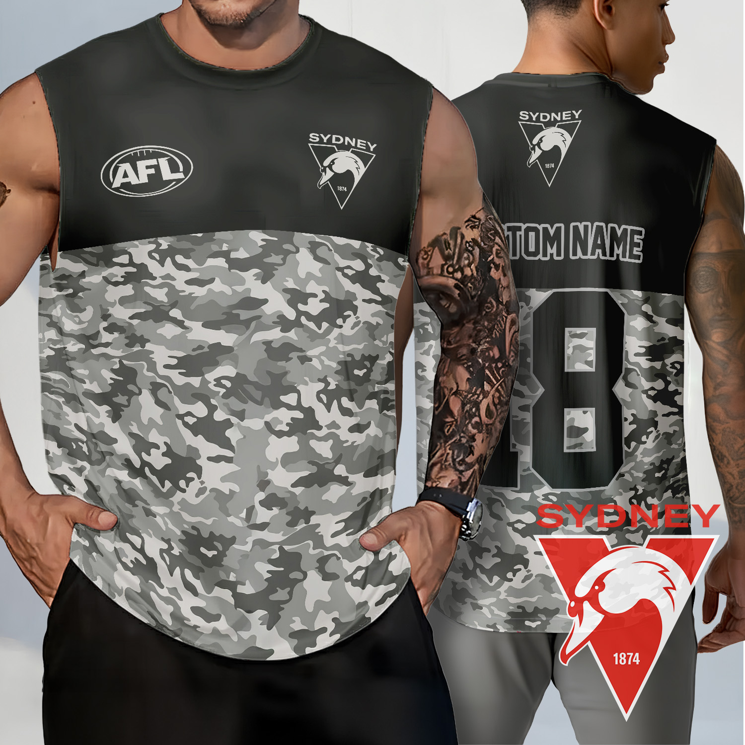 Auspiritmerch Sydney Swans Personalized Tank Top Gift For Fans