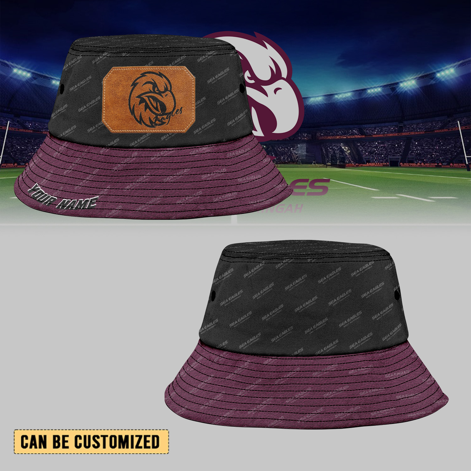 Auspiritmerch Manly Warringah Sea Eagles Sports Personalized Bucket Hat Gift For Fans