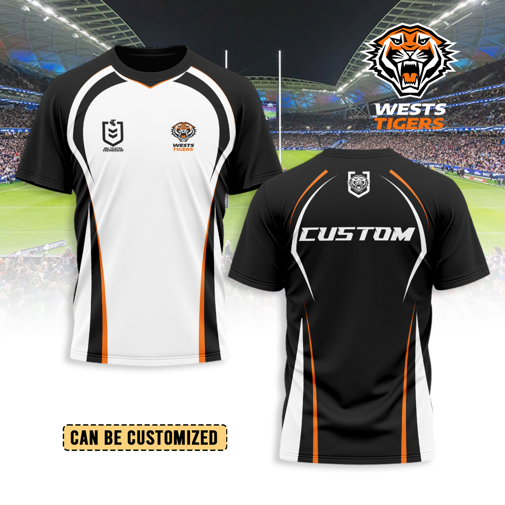 Auspiritmerch Wests Tigers Personalized T Shirt Gift For Fans