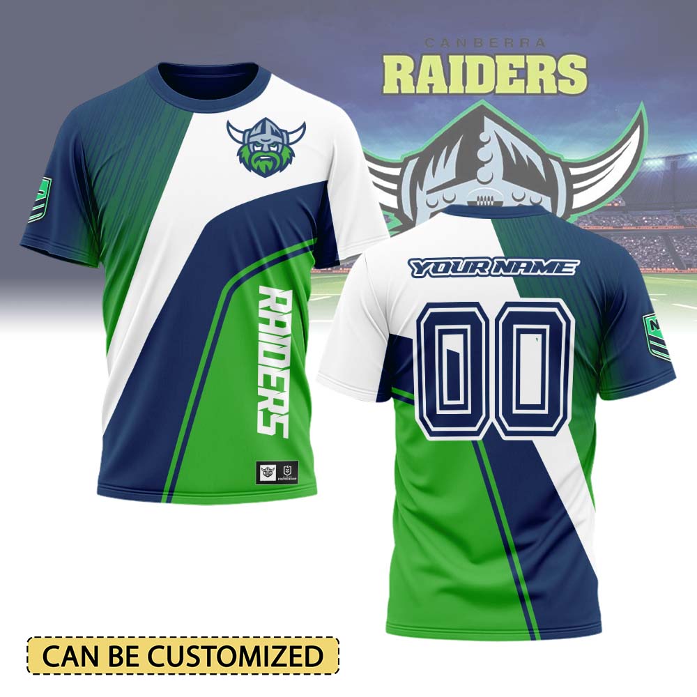 Auspiritmerch Canberra Raiders Personalized T Shirt Gift For Fans