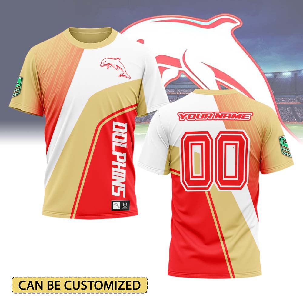 Auspiritmerch Dolphins Personalized T Shirt Gift For Fans