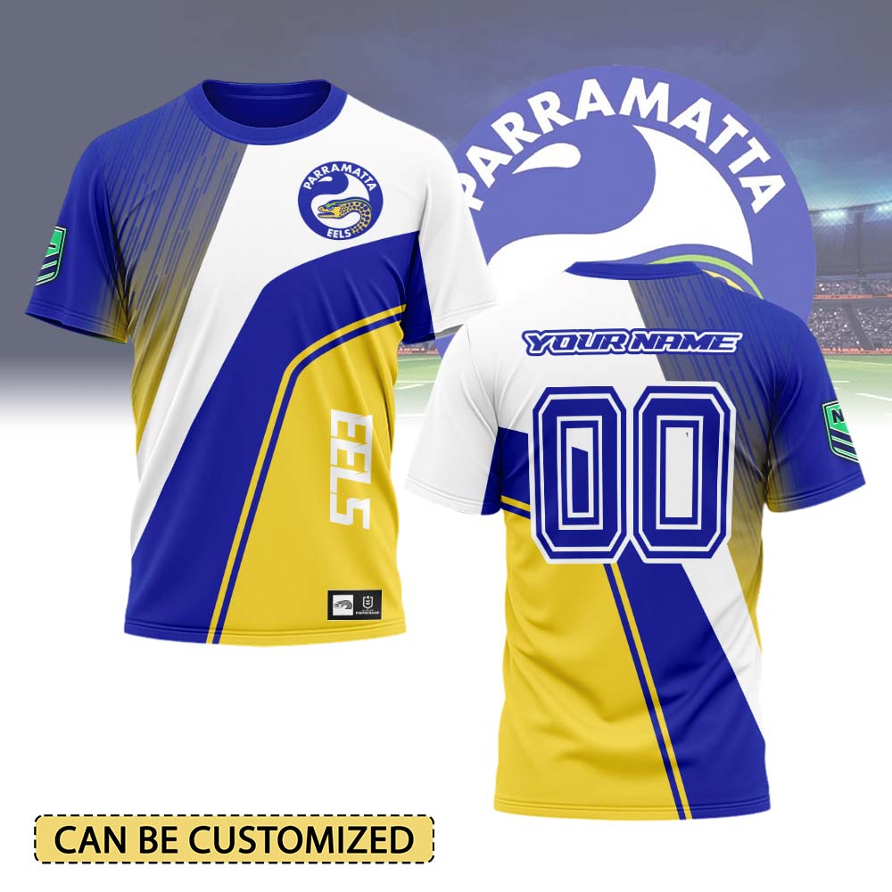 Auspiritmerch Parramatta Eels Personalized T Shirt Gift For Fans
