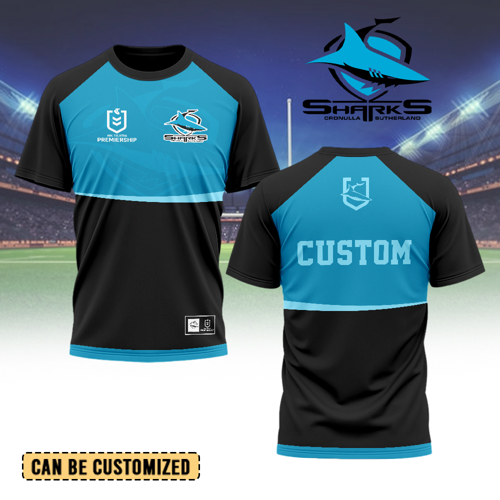 Auspiritmerch Cronulla-Sutherland Sharks Personalized T Shirt Gift For Fans