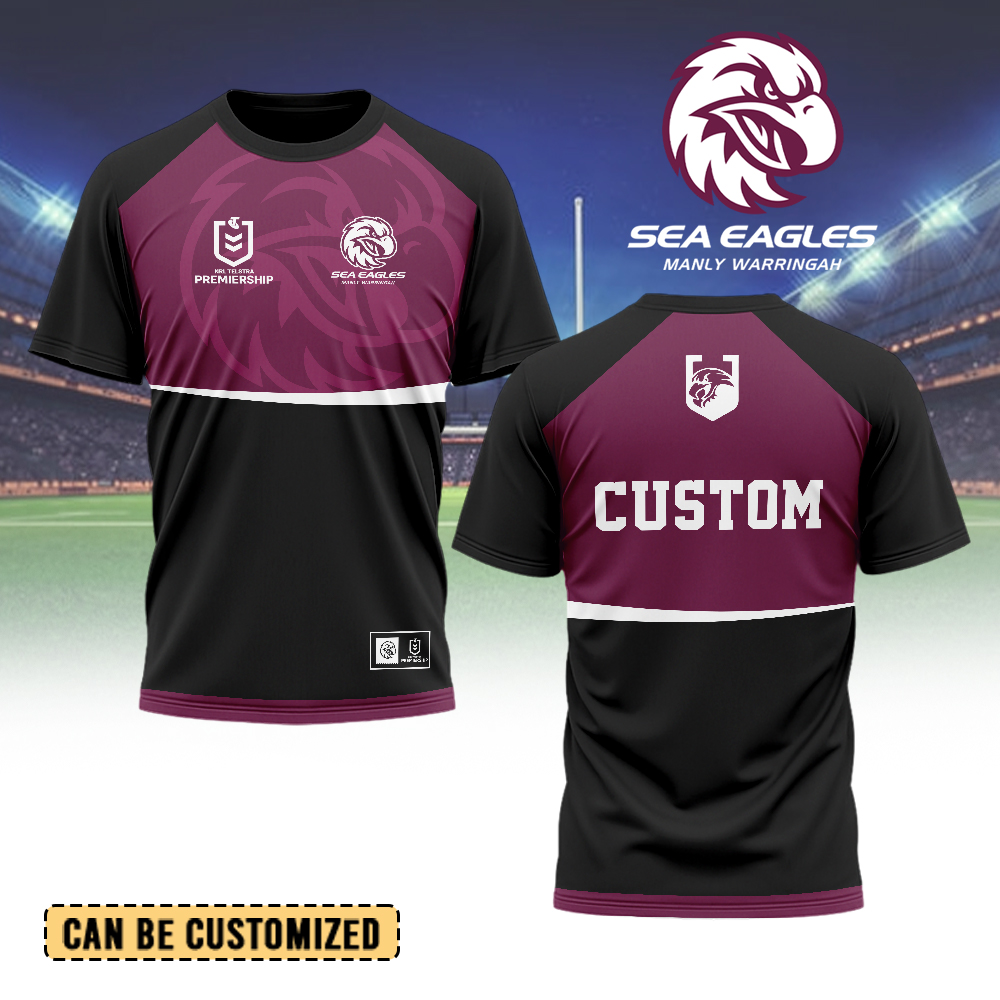 Auspiritmerch Manly Warringah Sea Eagles Personalized T Shirt Gift For Fans