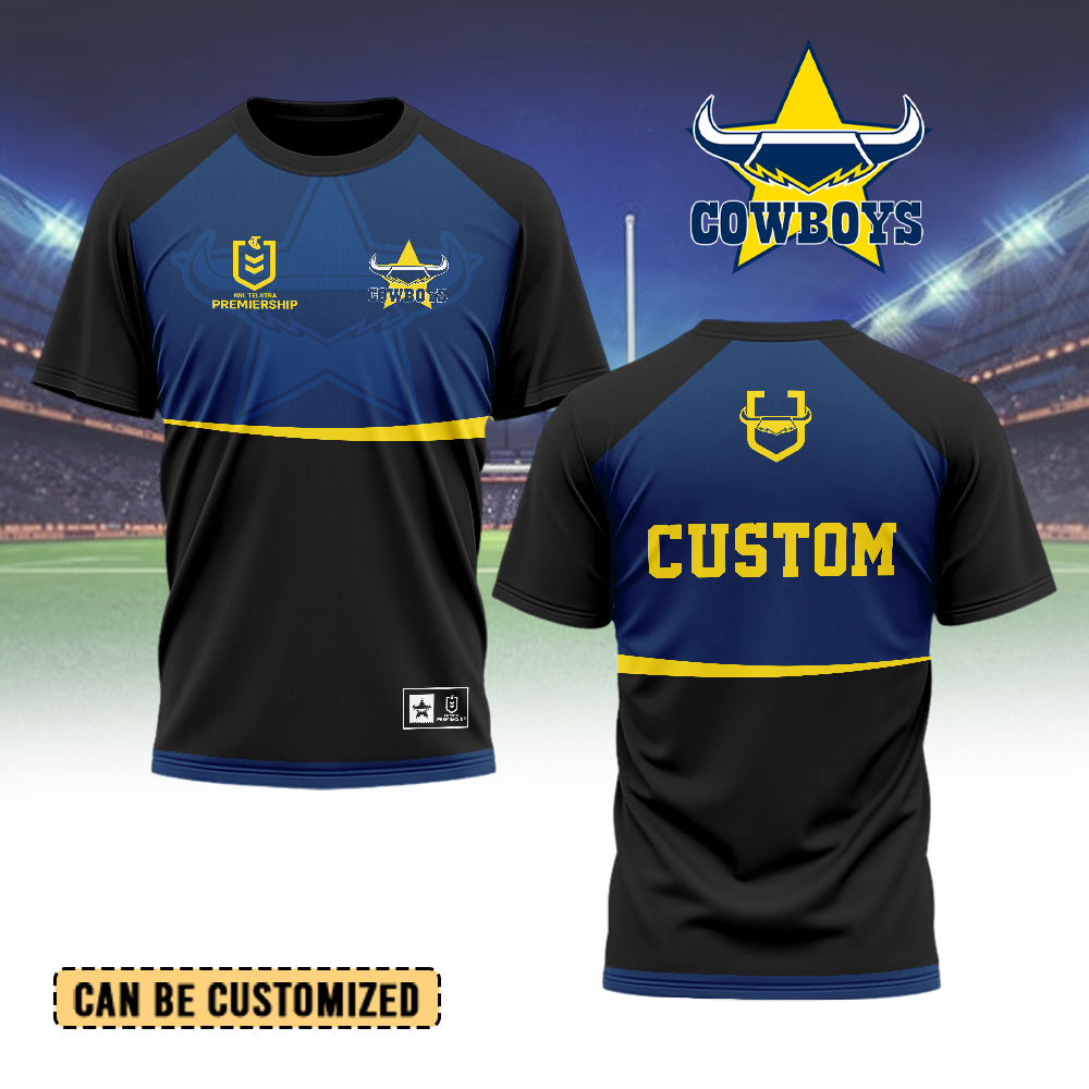 Auspiritmerch North Queensland Cowboys Personalized T Shirt Gift For Fans