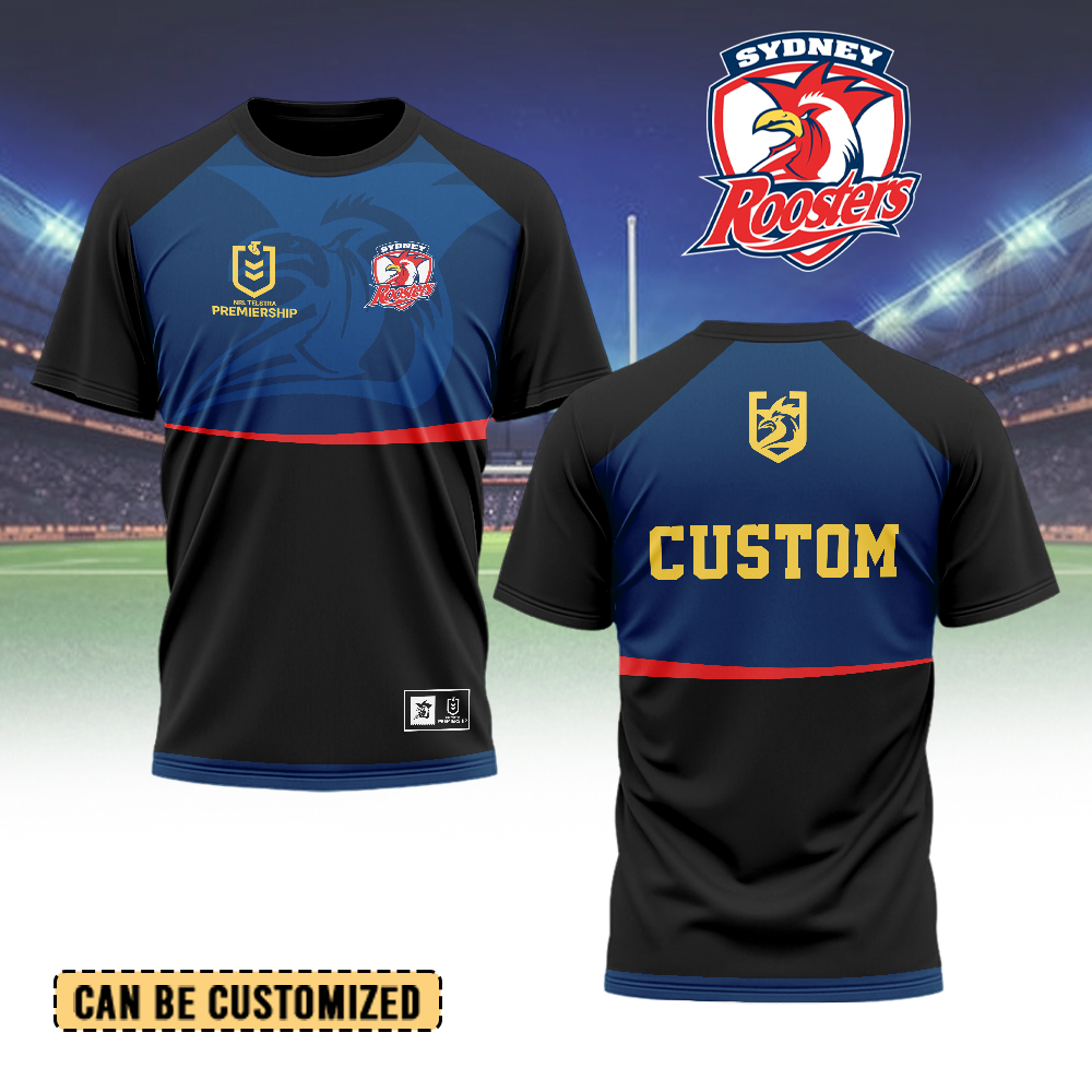 Auspiritmerch Sydney Roosters Personalized T Shirt Gift For Fans