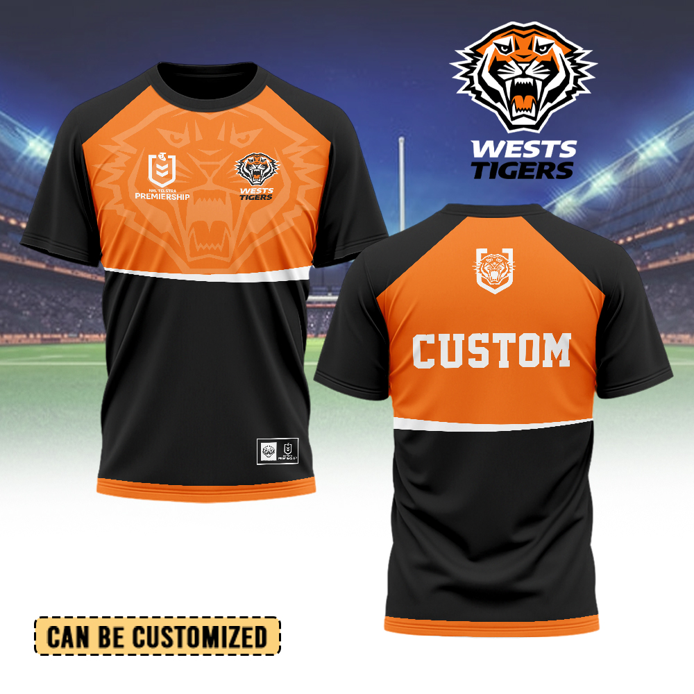 Auspiritmerch Wests Tigers Personalized T Shirt Gift For Fans