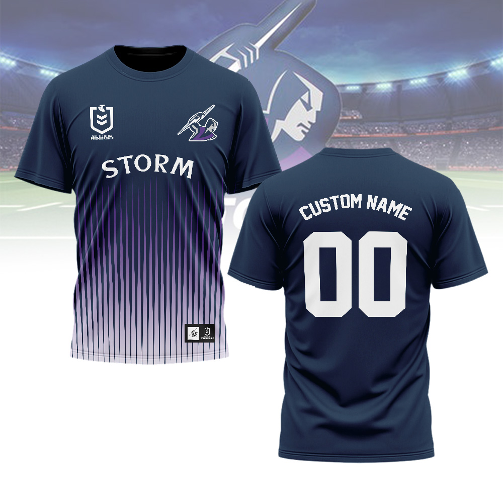 Auspiritmerch Melbourne Storm Personalized T Shirt Gift For Fans