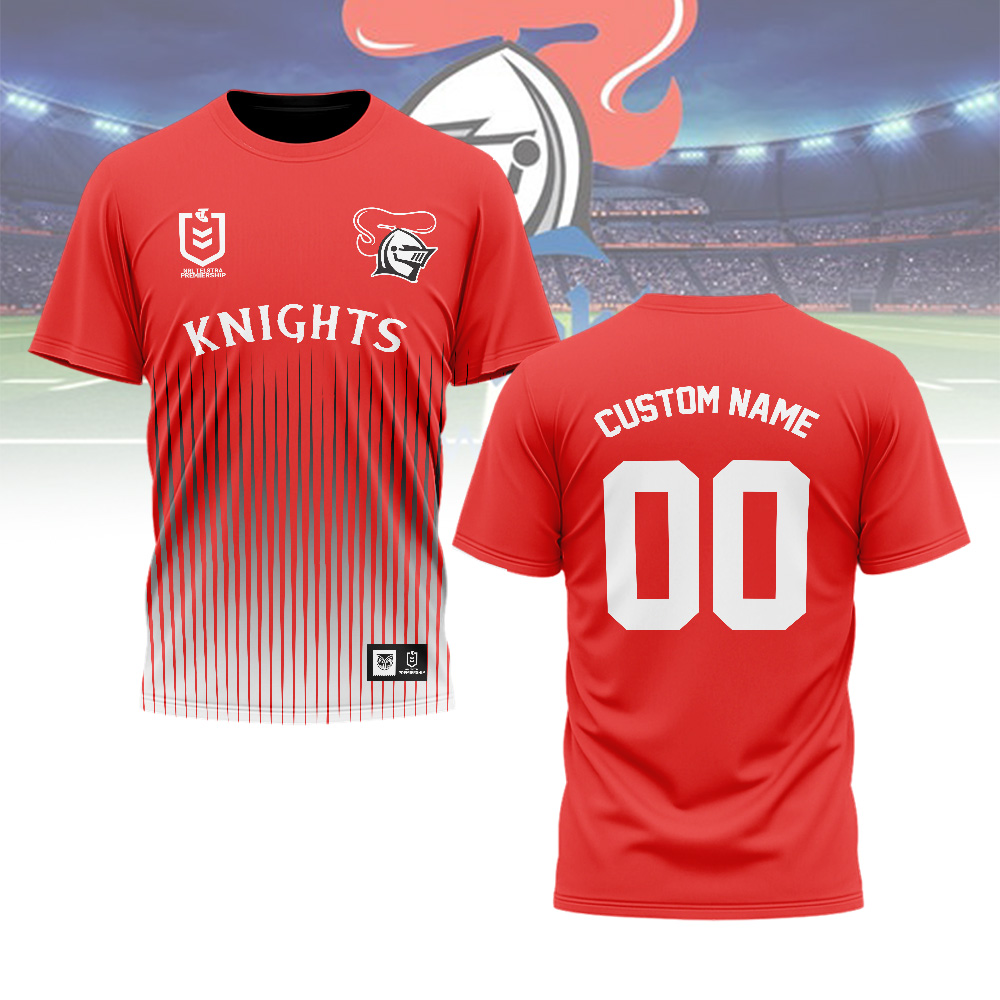 Auspiritmerch Newcastle Knights Personalized T Shirt Gift For Fans
