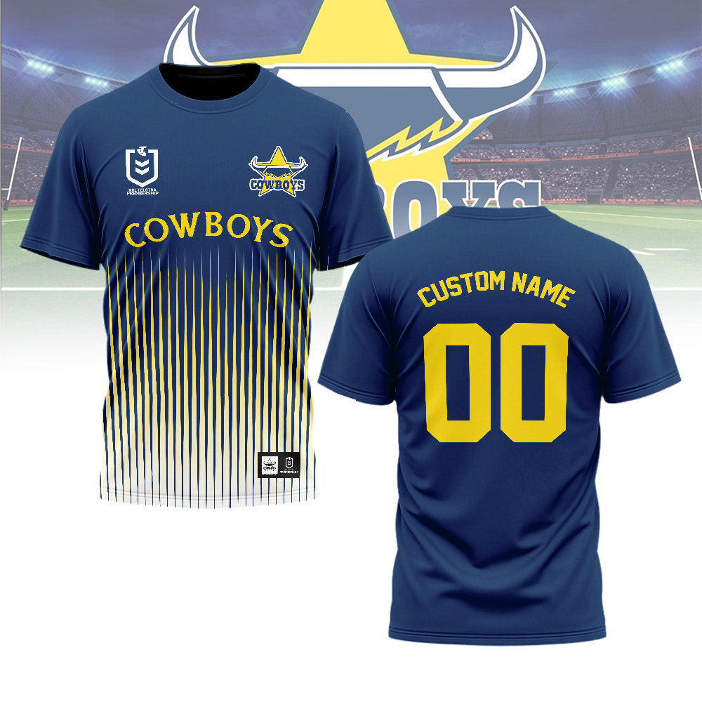 Auspiritmerch North Queensland Cowboys Personalized T Shirt Gift For Fans