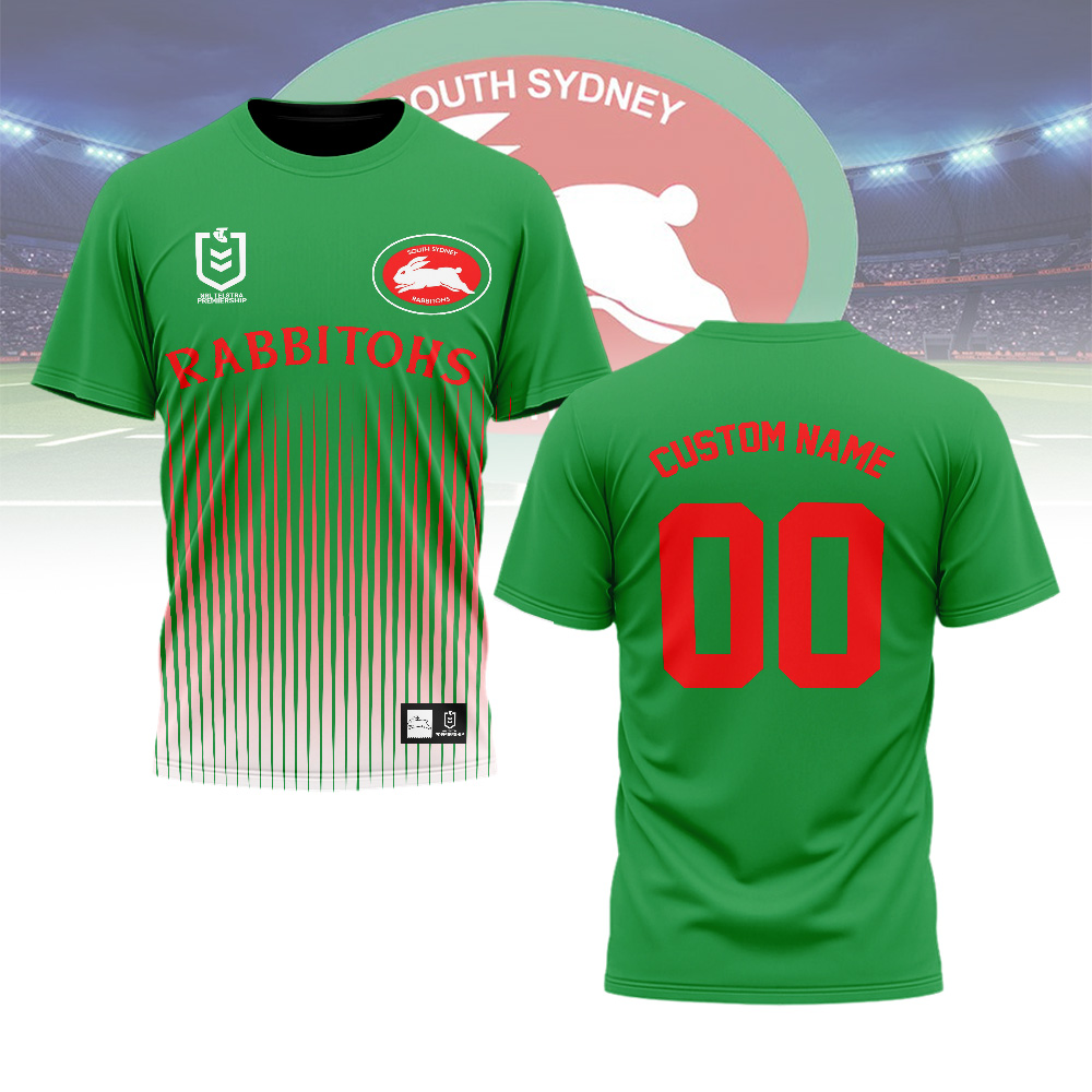 Auspiritmerch South Sydney Rabbitohs Personalized T Shirt Gift For Fans