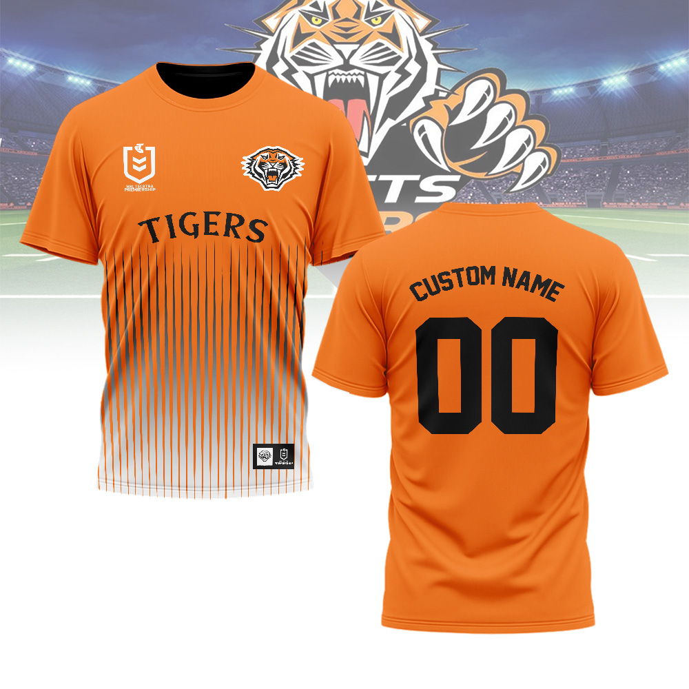 Auspiritmerch Wests Tigers Personalized T Shirt Gift For Fans