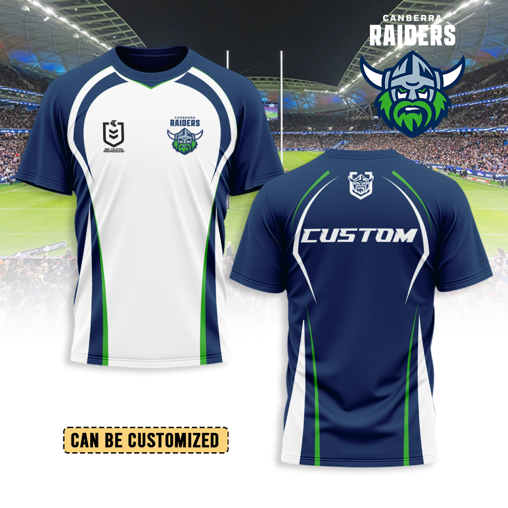 Auspiritmerch Canberra Raiders Personalized T Shirt Gift For Fans