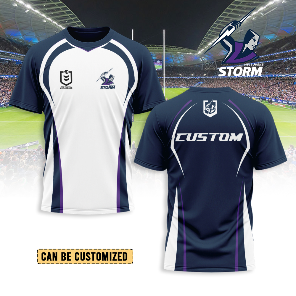 Auspiritmerch Melbourne Storm Personalized T Shirt Gift For Fans