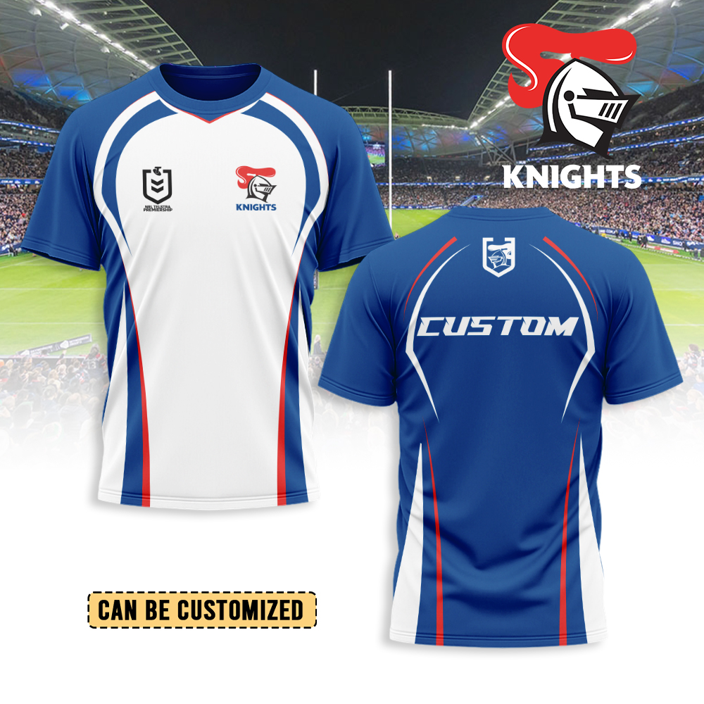 Auspiritmerch Newcastle Knights Personalized T Shirt Gift For Fans