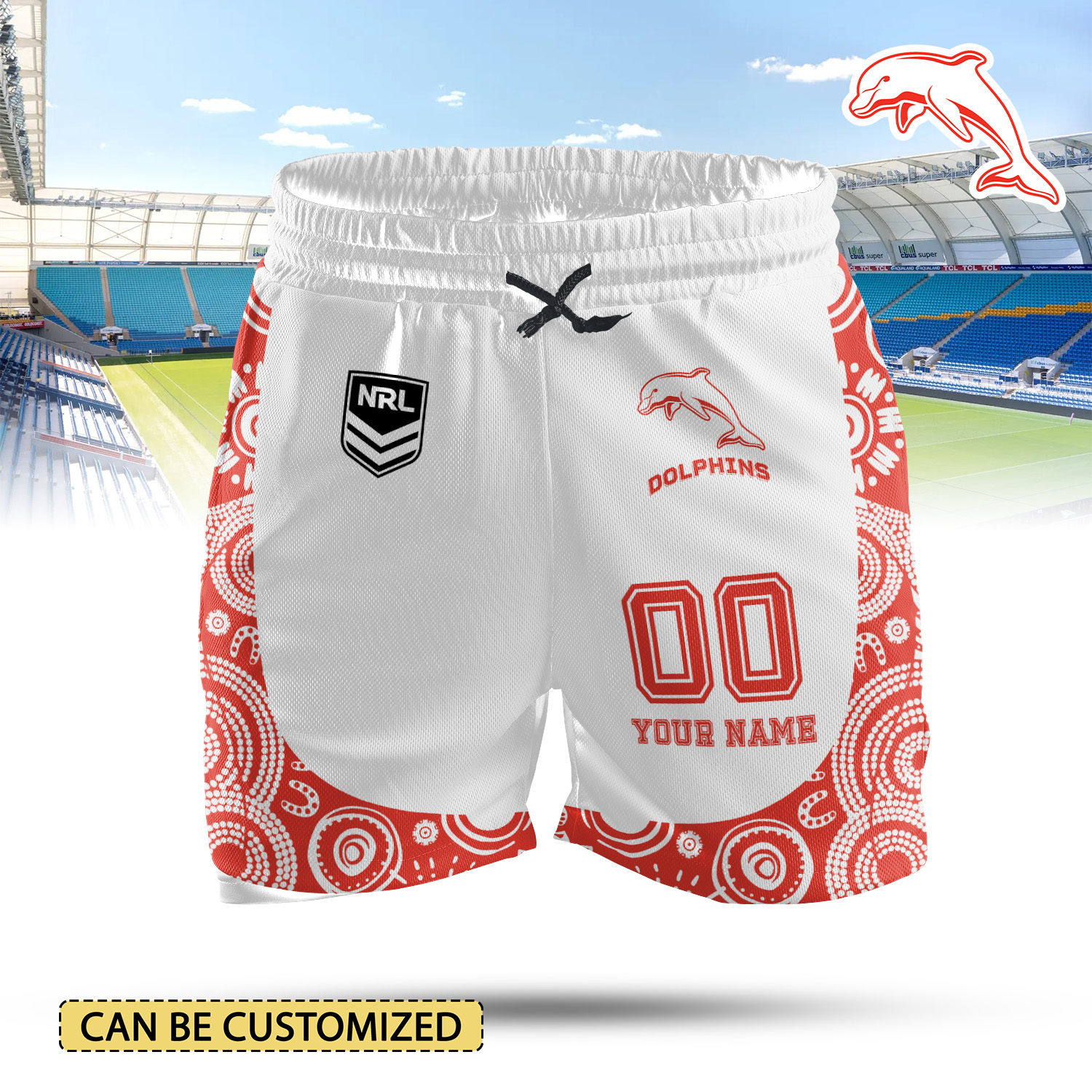 Auspiritmerch Dolphins Personalized 2-in-1 Performance Shorts Gift For Fans