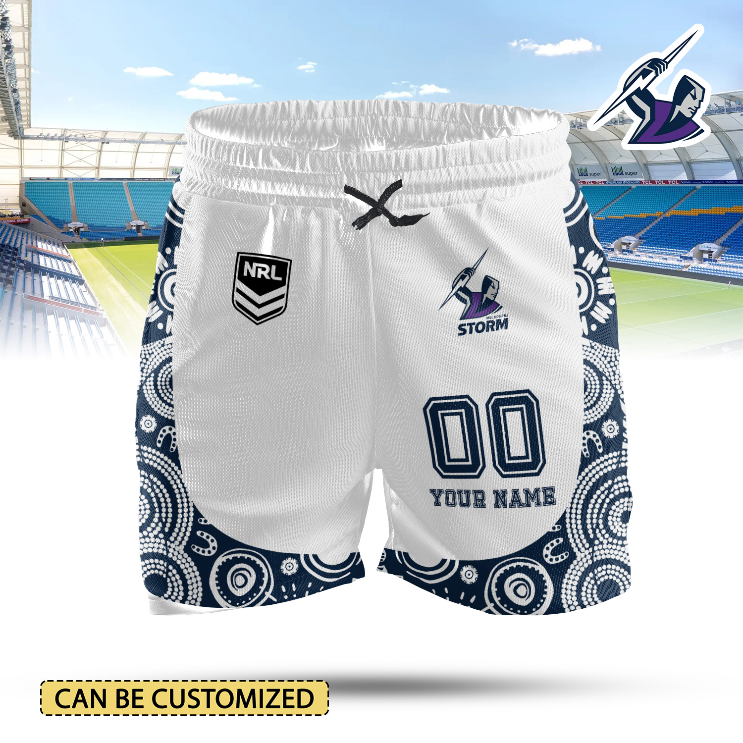 Auspiritmerch Melbourne Storm Personalized 2-in-1 Performance Shorts Gift For Fans