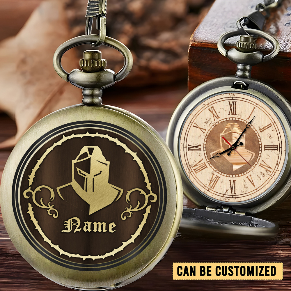 Auspiritmerch Gold Coast Titans Personalized Pocket Watch Gift For Fans