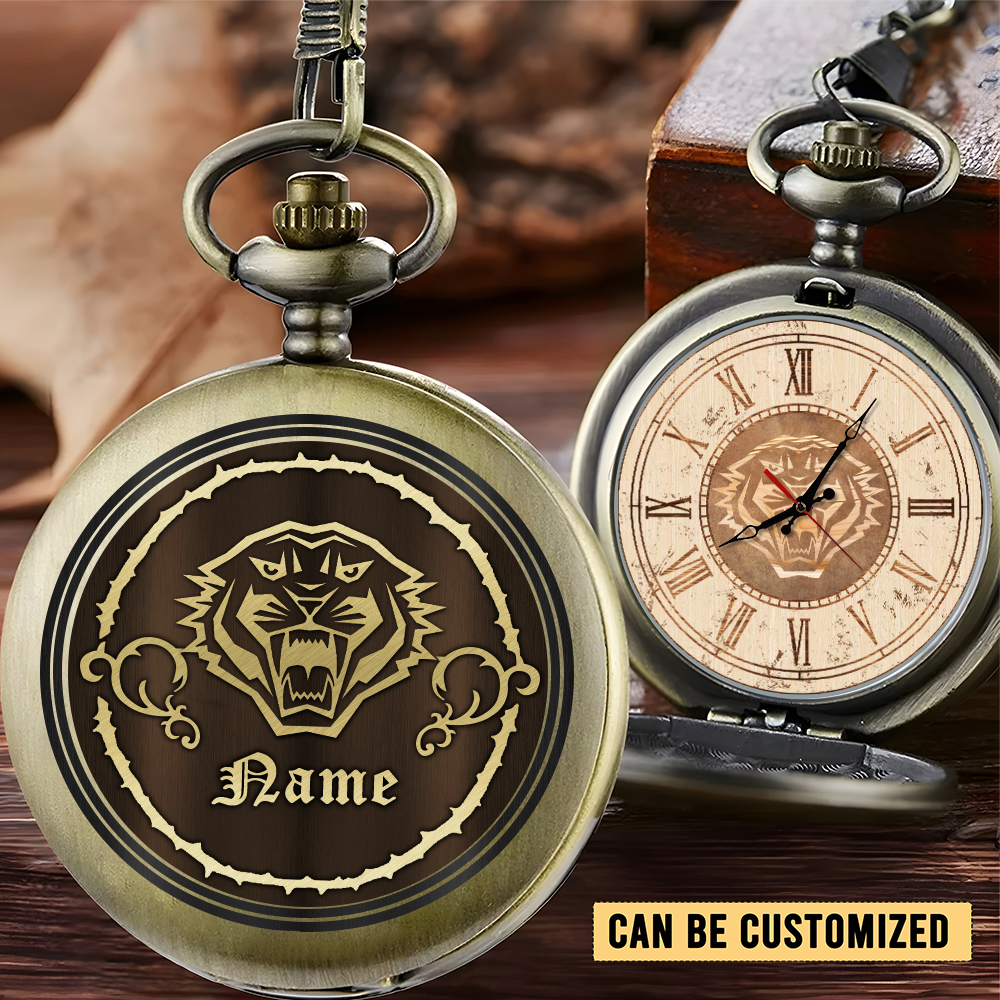 Auspiritmerch Wests Tigers Personalized Pocket Watch Gift For Fans