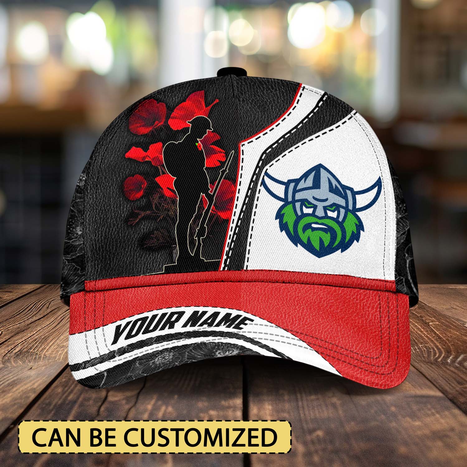 Auspiritmerch Canberra Raiders x Anzac Day Personalized Classic Cap Gift For Fans