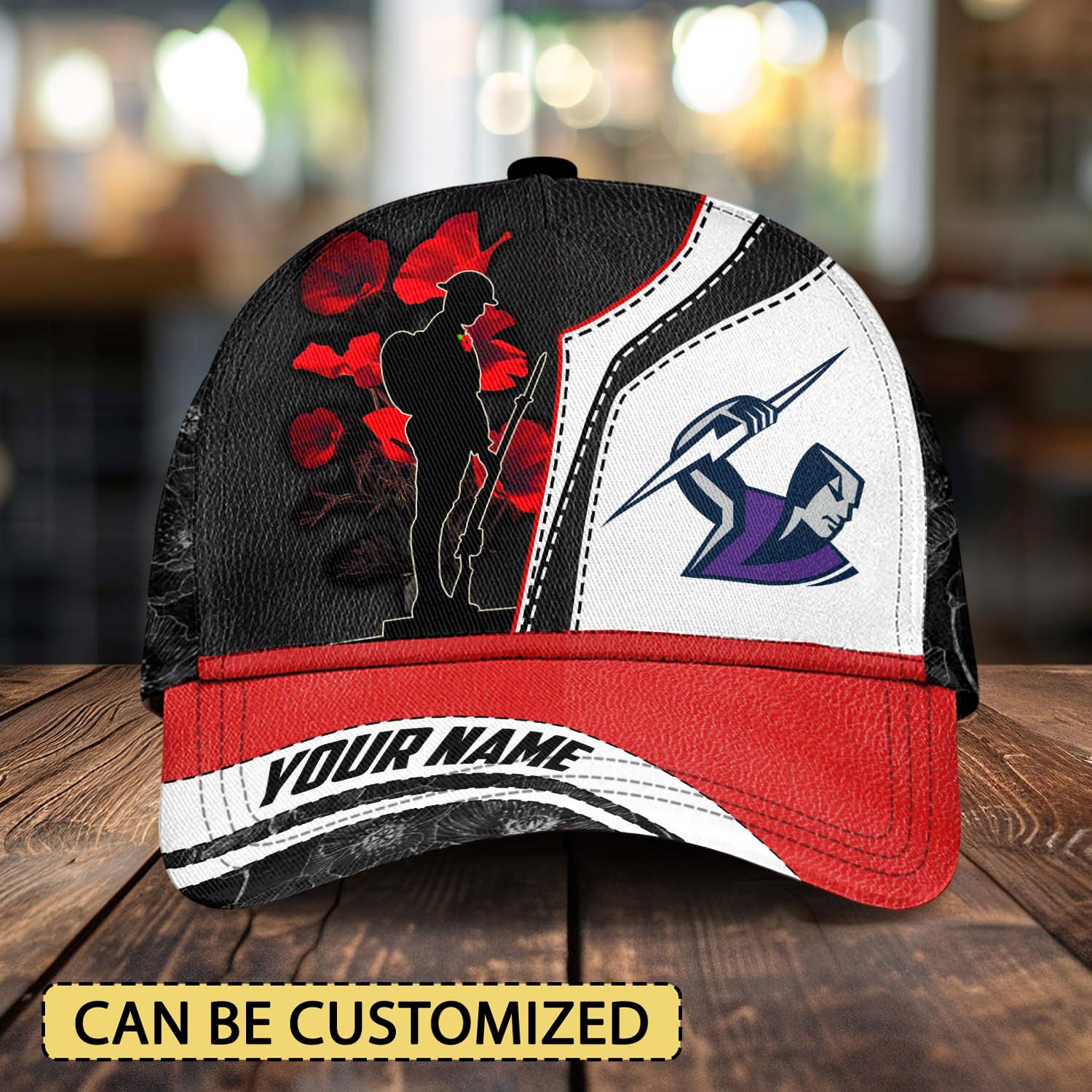 Auspiritmerch Melbourne Storm x Anzac Day Personalized Classic Cap Gift For Fans