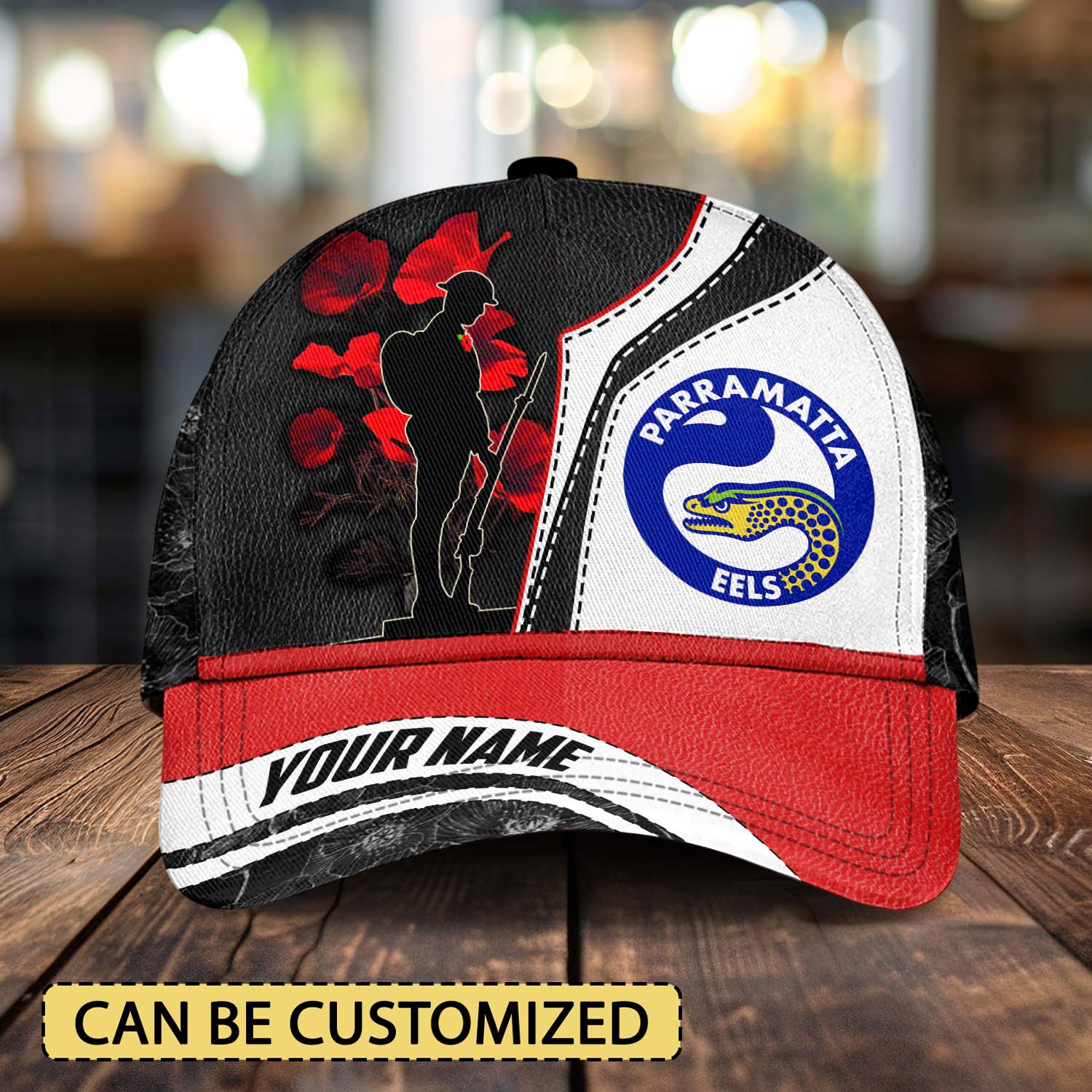 Auspiritmerch Parramatta Eels x Anzac Day Personalized Classic Cap Gift For Fans